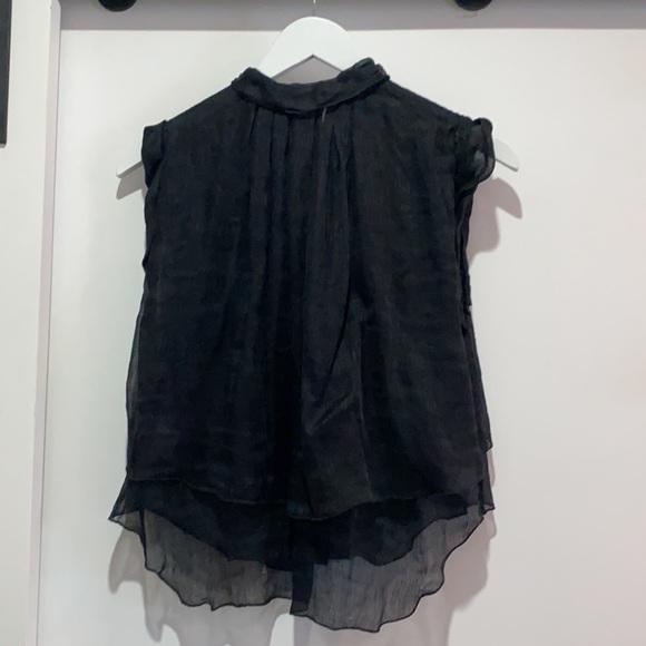 Aritzia Wilfred Layered Linen Blouse - Picture 2 of 3